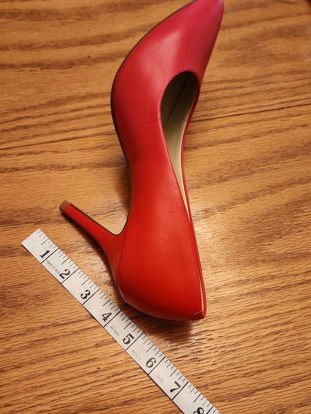 Nine West Red Pointed-Toe Stiletto Pumps - Picture 17 of 17
